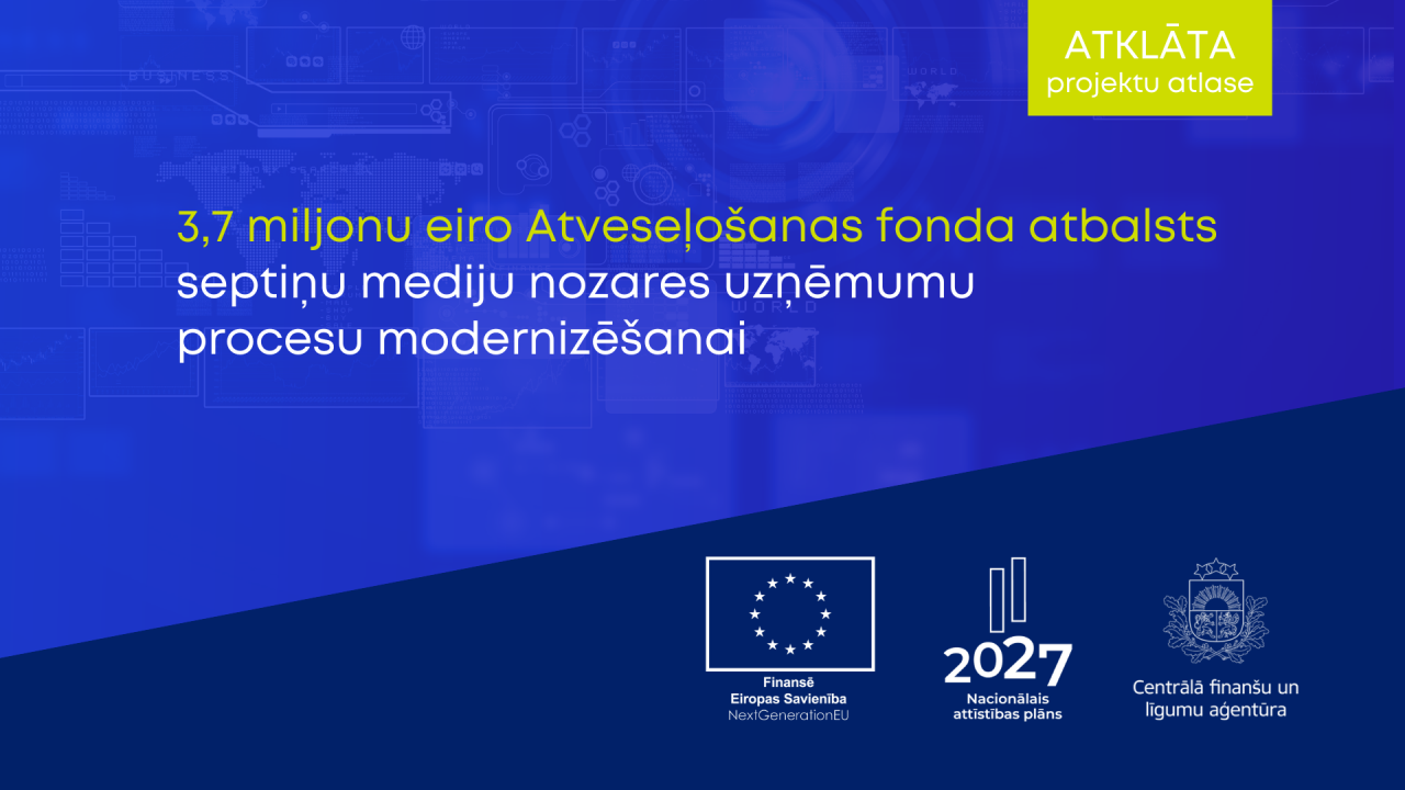 AF atbalstu procesu modernizācijai saņems septiņi mediju uzņēmumi