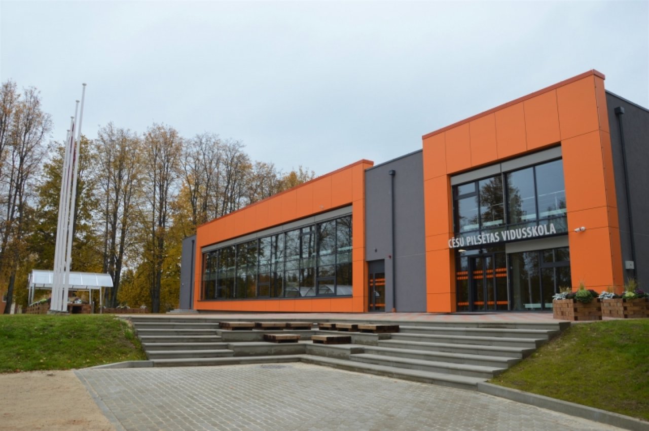 A New Extension to Cēsis City Secondary School is Opened
