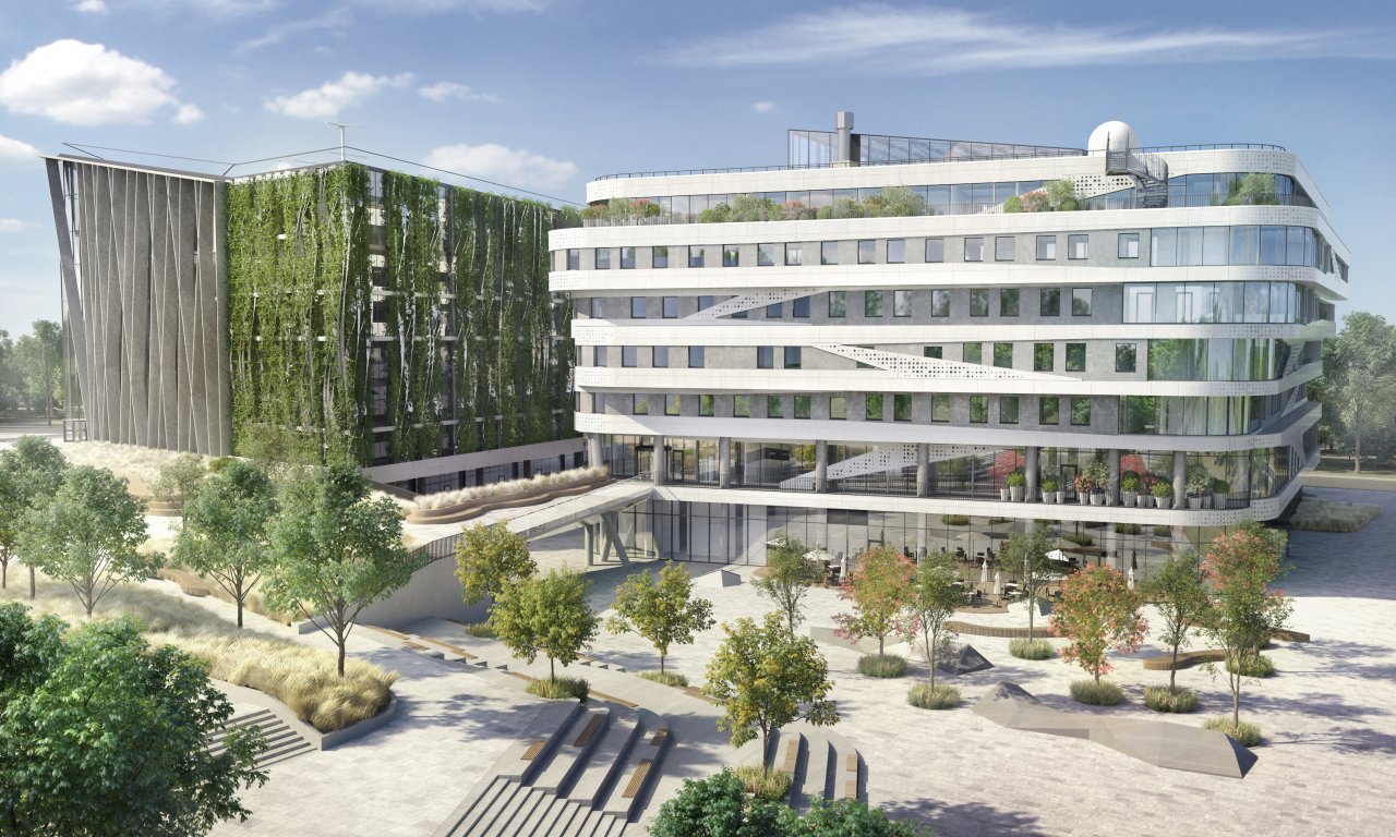 Latvijas Universitātes Zinātņu māja Torņakalnā - 3D vizualizācija
