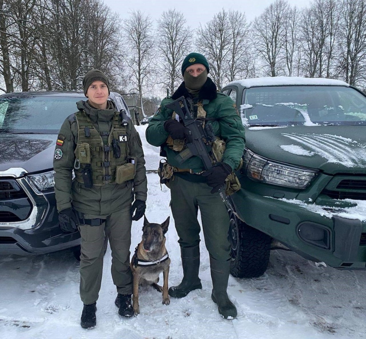 State Border Guard welcomes in Latvia to practice border guards from Lithuania