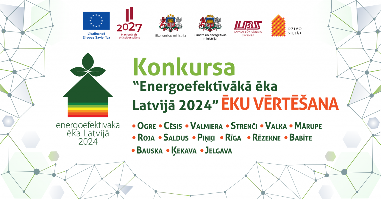 Konkursa “Energoefektīvākā ēka Latvijā 2024” žūrija sāk ēku vērtēšanu klātienē