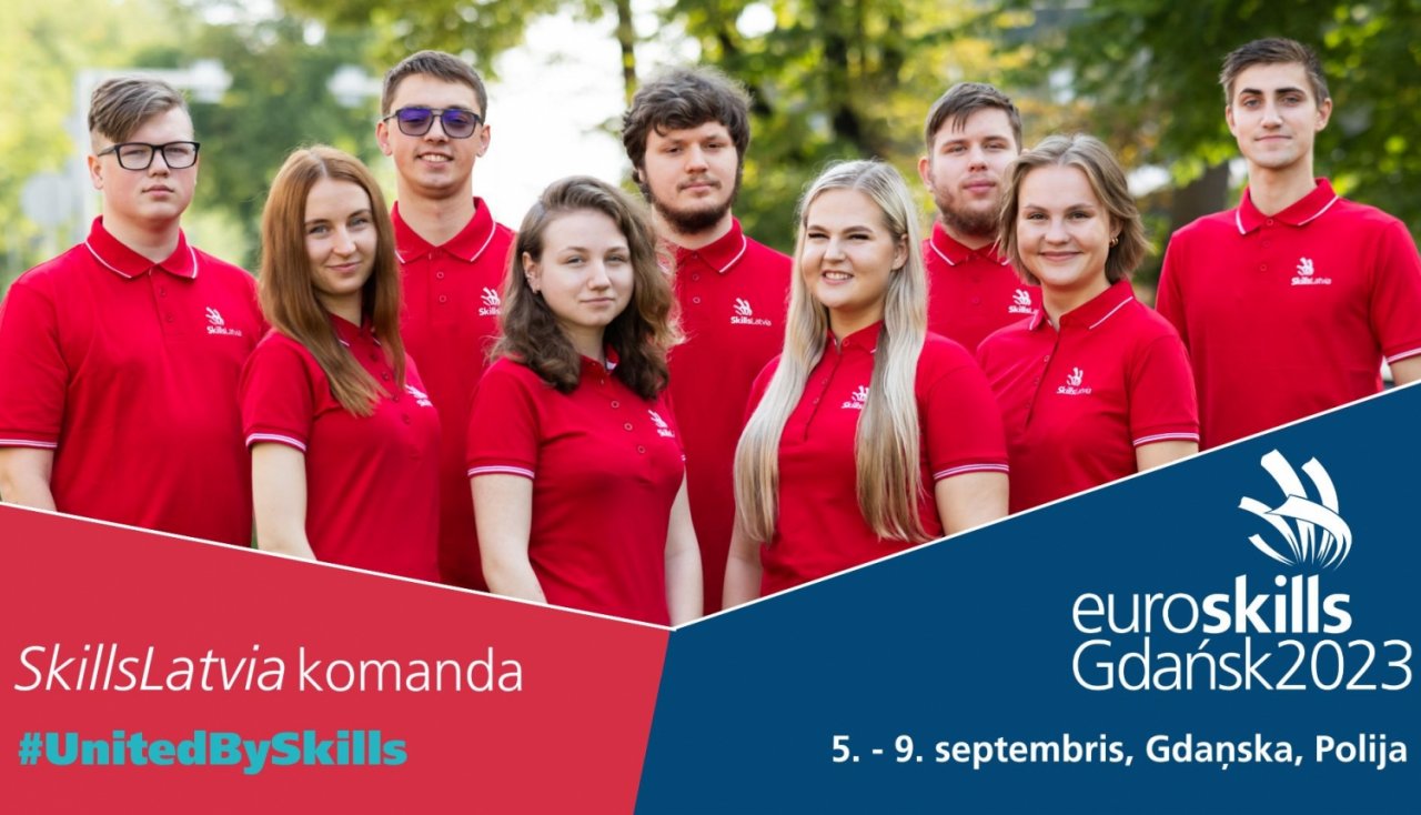 Jaunie profesionāļi no Latvijas piedalīsies Eiropas profesionālās izglītības un prasmju izcilības konkursā EuroSkills 2023