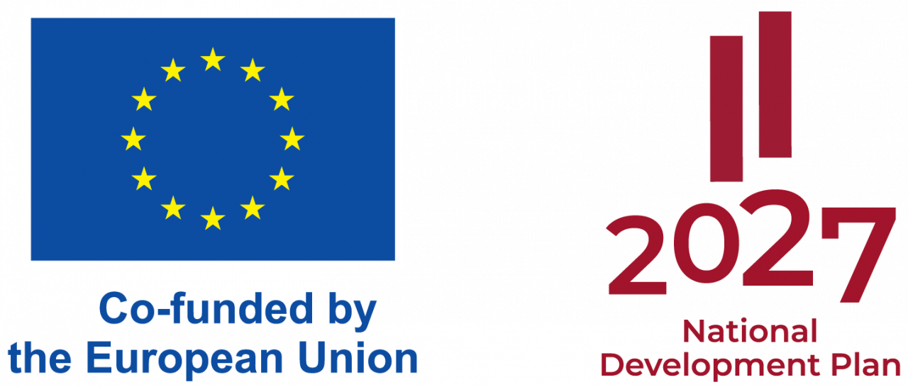 Logo: Co-funded by the European Union, 2027 National Development Plan
